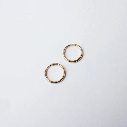 Mini Gold Hoop Earrings