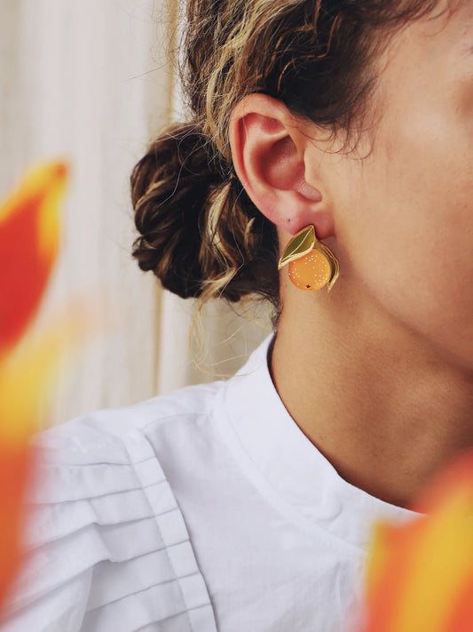 Mini Orange Studs