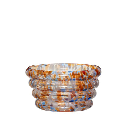 The Every Space large multicoloured glass Blaze Bowl by Hübsch