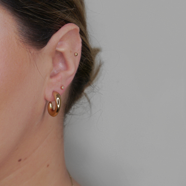 The Every Space Oyster Catcher earrings in waterproof stainless steel by Nula