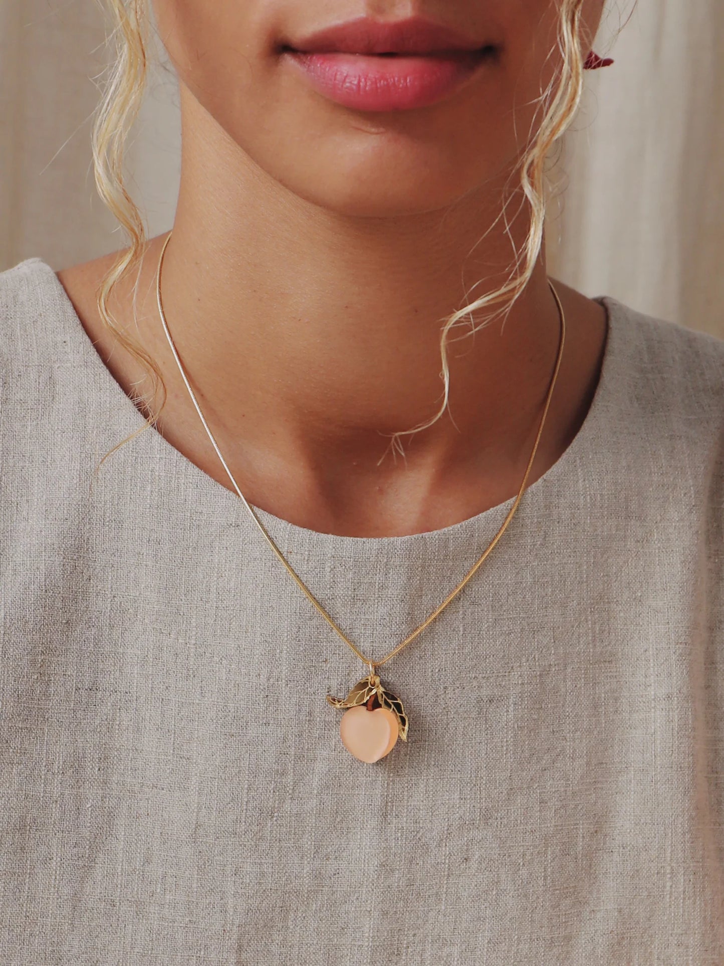 Mini Peach Necklace