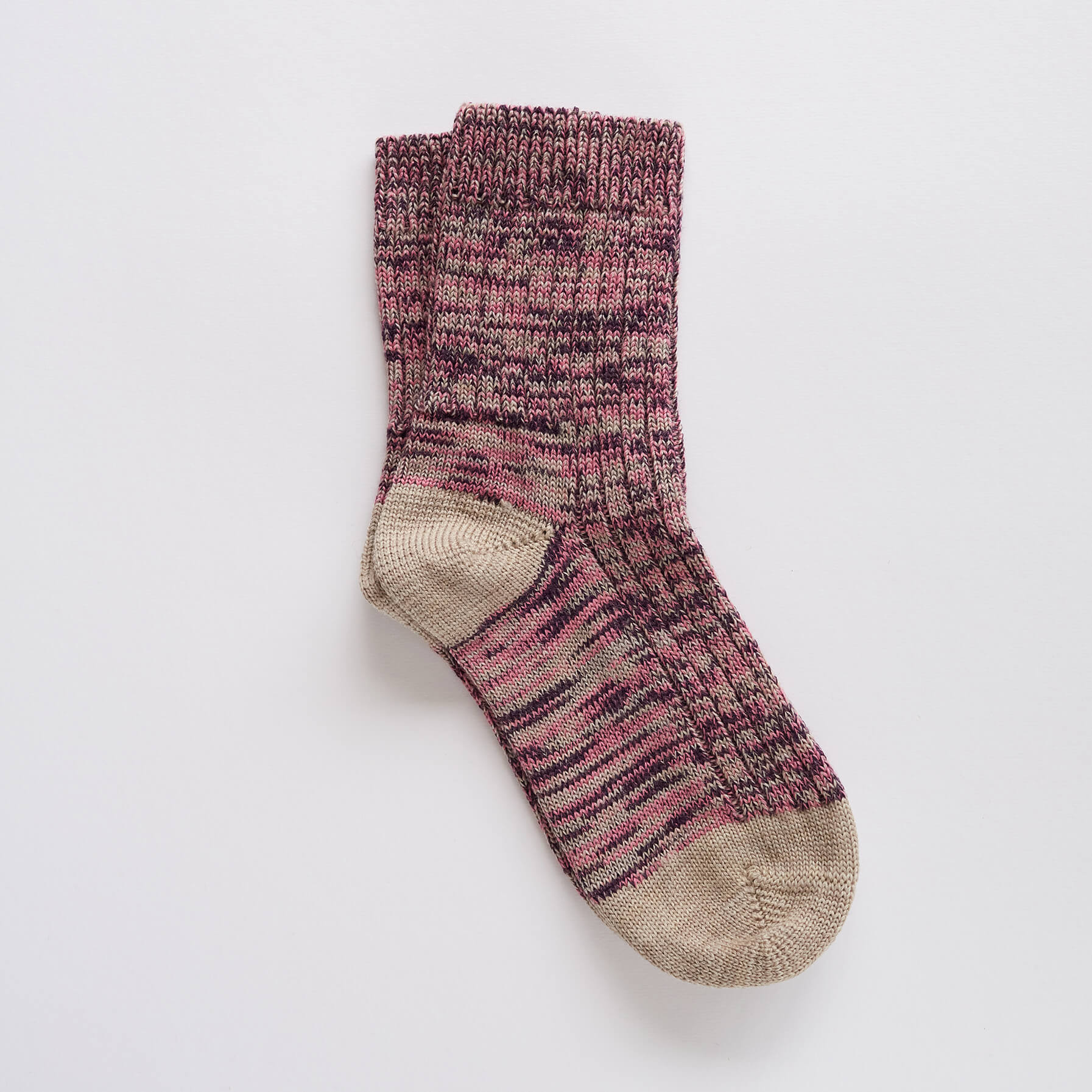 The Every Space Josie wool socks in pink rose by Rock and Ruby