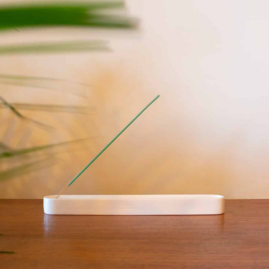 Slow Burners Ceramic Incense Holder With Scented Incense Sticks