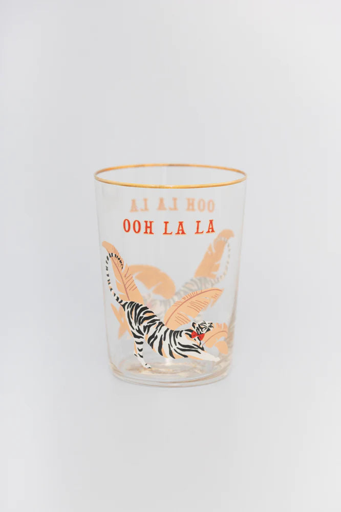 Tiger Hi-Ball Glass 'Ooh La La'