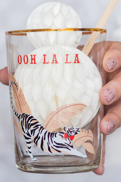 Tiger Hi-Ball Glass 'Ooh La La'