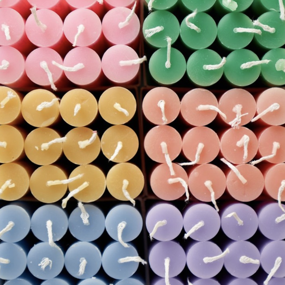 Coloured Dining Candle