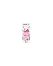 Dolly Neon Pink water-based nail polish by Nailmatic, featuring a cartoon character design on the label.