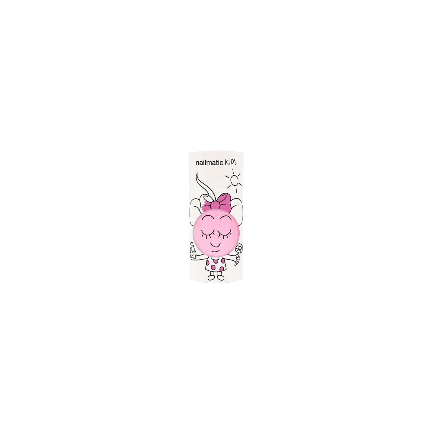 Water Based Nail Polish in Dolly Neon Pearly Pink by Nailmatic 