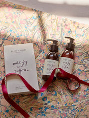 Wild Fig and Saffron Wash and Lotion Gift Set by Plum & Ashby