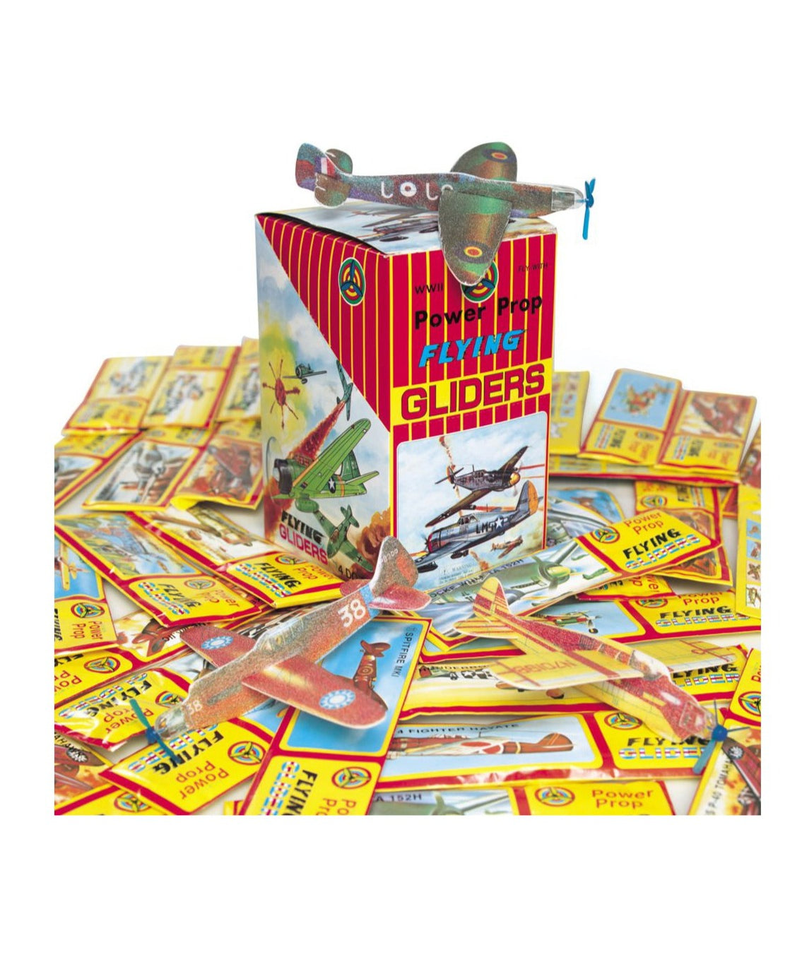 World War 2 Power Prop Flying Glider Toy 