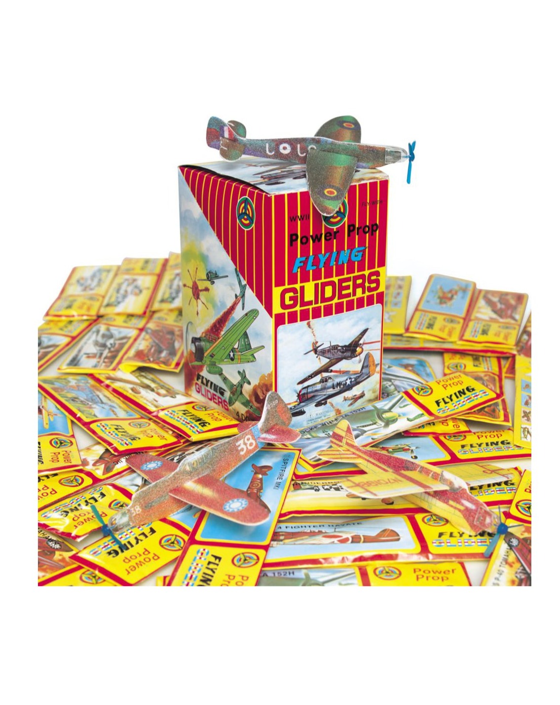 World War 2 Power Prop Flying Glider Toy 